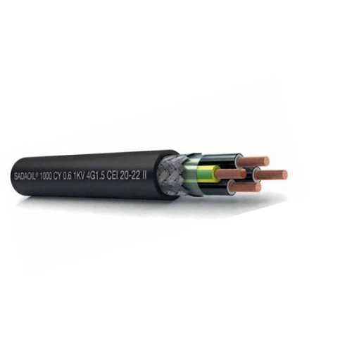 7G25 Flexible Bare Copper Command and Control Multicore Cable Shielded CY PVC 600/1000V