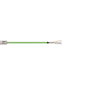 Igus MAT9841796 (3x(4x0.14)+(2x0.14+2x0.34)+2x1.5)C Threaded DIN 623 Connector Allen Bradley 2090-CFBM4DF-CEAFxx Feedback Cable