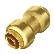 1/2" Brass Straight-Through Push-Fit for Air System Pipe Fittings (12PCS)