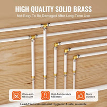 3/4" Brass Clamp-style Internal Thread System 3/4 NPT for Air Pipe Fittings (12PCS)