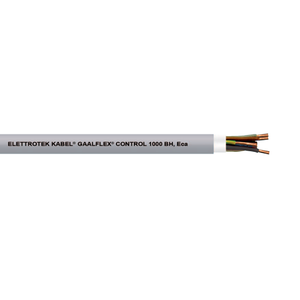 2 AWG 3C 1G25 Bare Copper Unshielded Thermoplastic Halogen-Free 0.6/1KV Gaalflex Control 1000 BH Cable