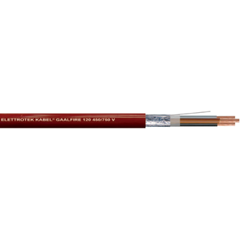 GAALFIRE 120 Bare Copper Shielded Al Foil Tinned Drain Halogen Free Security Cable