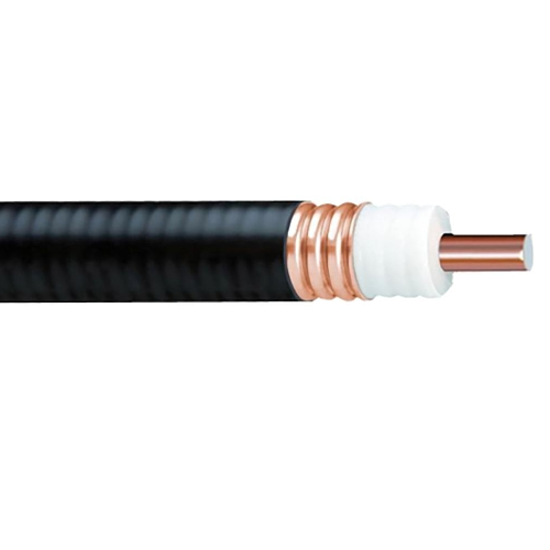 7/8in Solid Copper Clad Aluminum PE Andrew Virtual Air Coaxial Cable AVA5-50FX