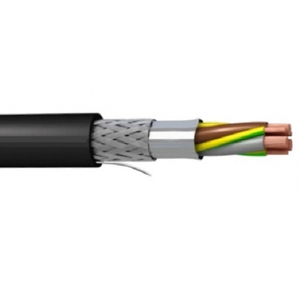3 x 70 + 3G 10 mm² BC Shielded Al Foil TC Braid LSZH Polyolefin ROZ1-K (AS) EMC 0.6/1KV Installation Cable