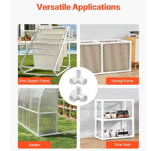 1" PVC Pipe Joints Elbow Connector 3-Way PVC Fittings (PACK of 10)