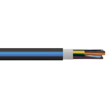 6 AWG 2C Bare Copper Unshielded Wrap XLPE PVC U-1000 R2V 0.6/1KV Low Voltage Cable