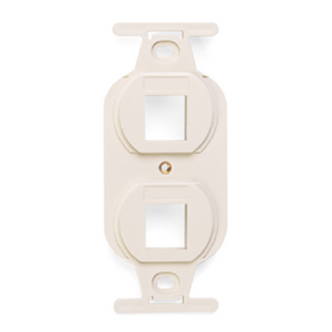 2-Port QUICKPORT Duplex Type 106 Insert Almond 41087-2TP