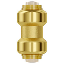 1/2" Brass Straight-Through Push-Fit for Air System Pipe Fittings (12PCS)