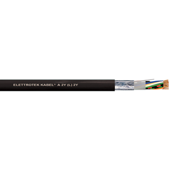 A-2Y(L)2Y Solid Bare Copper Shielded Al Foil Tinned Drain PE 300V Electronic Cable