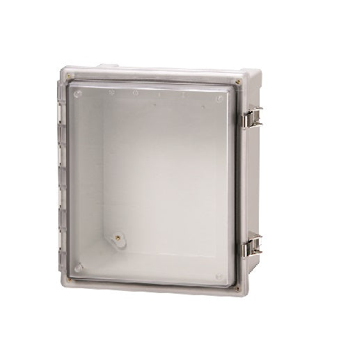 Hinged Clear Cover SS Latch Padlockable With Knockouts ARK865CHSSLT