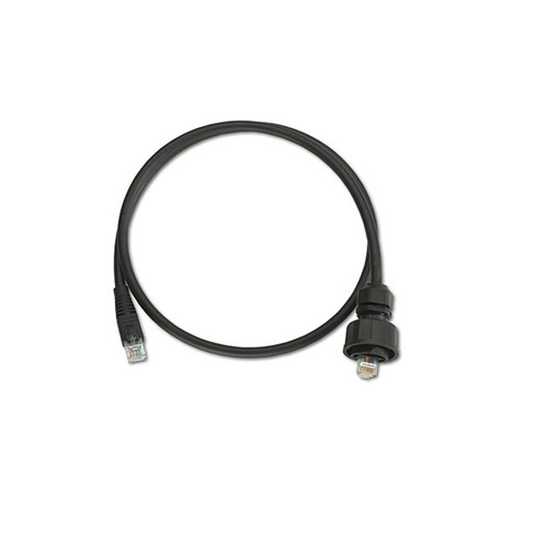 Cat 6 Patch Cord Industrial Plug To RJ 45 Plug 10 Feet Black D6721-10E