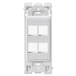 4-Port Insert White RE640-WW4