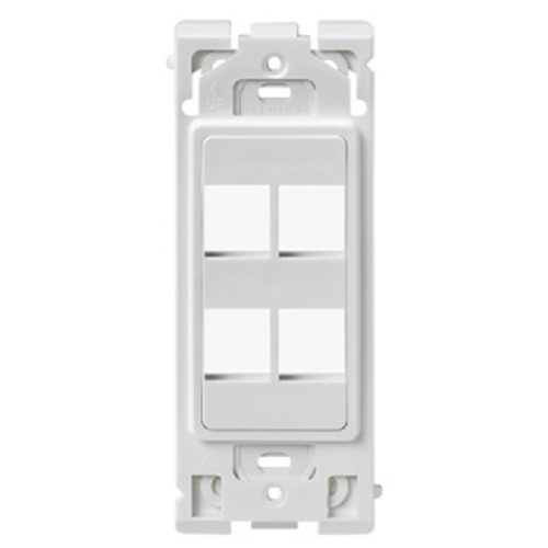 4-Port Insert White RE640-WW4