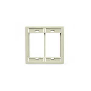 Dual Gang MOS Wallplate Light Almond 41290-DMT