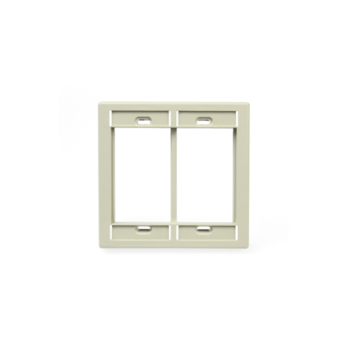 Dual Gang MOS Wallplate Light Almond 41290-DMT