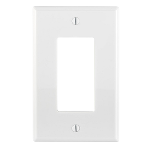 1 Gang Decora Wallplate Midway Size White PJ26-W