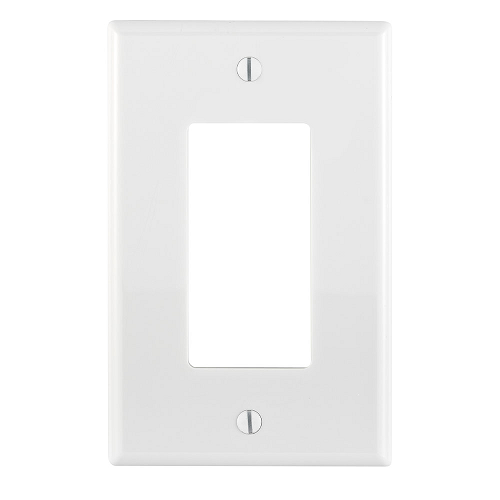 1 Gang Decora Wallplate Midway Size White PJ26-W