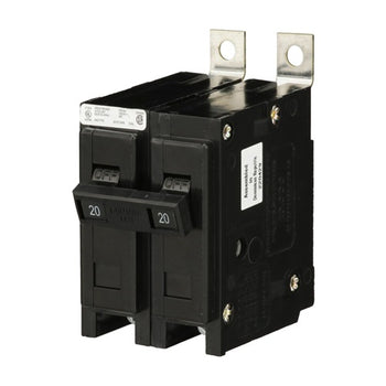 2 Pole Thermal Magnetic Circuit Breaker Quicklag BAB2060