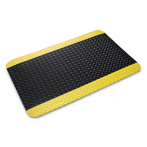 3' x 5' Industrial Deck Plate Ultra Anti-fatigue Ergonomic Dry Mats