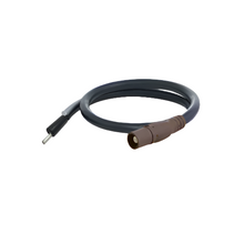 3 ft 4/0 Genflex Type W Pigtail Male/Female 16 Series Cam Connector to Bare End