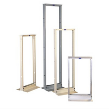 Universal Rack Glacier White 19"EIA 2 Post Rack 7'H 45U 2 Top Angles UL Listed CPI 48353-E03 