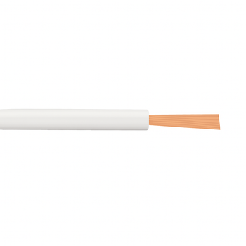 6 AWG 19 Strands MTW UL1283 Bare Copper White Wire