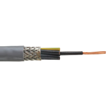 1.5mm 7C Bare Copper Shielded TC Braid LSZH 300/500V Controlflex CY-LSF Flexible Cable