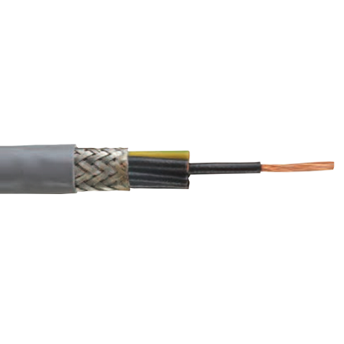 1.5mm 7C Bare Copper Shielded TC Braid LSZH 300/500V Controlflex CY-LSF Flexible Cable