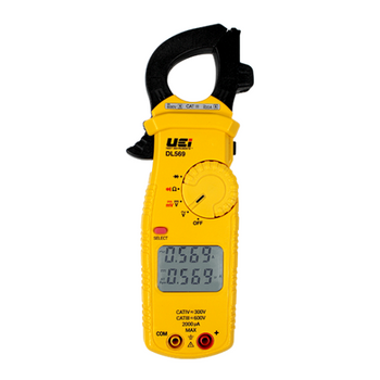 400A Dual Display Clamp Meter With Test Lead Storage DL569