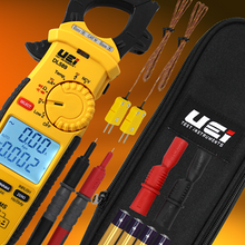 True-RMS clamp meter with 600A DC current measurement, inrush current detection, and magnetic DL589