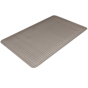 4' x 12' Industrial Deck Plate Ultra Anti-fatigue Ergonomic Dry Mats