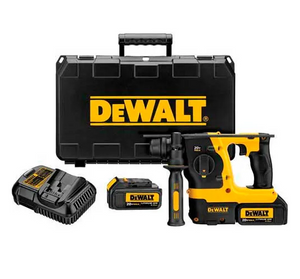 20V DeWALT XR Brushless 1" L-Shape SDS Rotary Hammer Kit DCH253M2