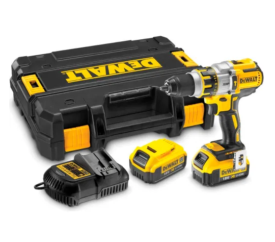 20V DeWALT MAX XR 4.0AH Li-Ion Brushless 3-Speed Hammer Drill Kit DCD996P2