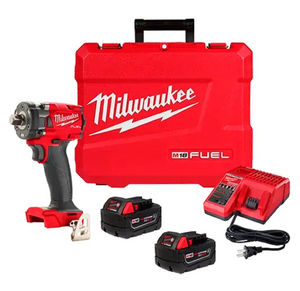 1/2" Milwaukee M18 FUEL Compact Impact Wrench w/ Pin Detent Kit 2855P-22R