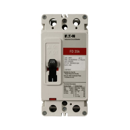 2 Pole Series C F-frame Molded Case Circuit Breaker FD2050