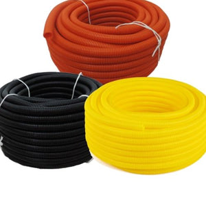 1 Inch Flexible LDPE NON Split Loom Tubing Orange 100FT