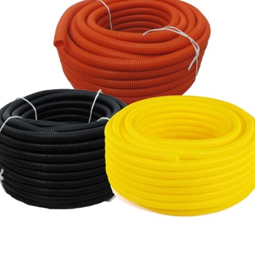 1 Inch Flexible LDPE NON Split Loom Tubing Orange 100FT