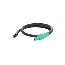 3 ft 4/0 Genflex Type W Pigtail Male/Female 16 Series Cam Connector to Bare End