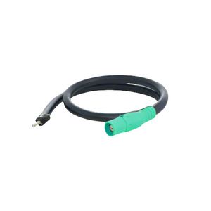 3 ft 4/0 Genflex Type W Pigtail Male/Female 16 Series Cam Connector to Bare End