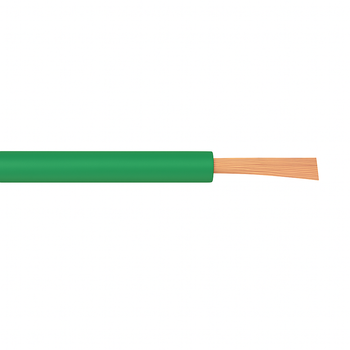 4 AWG 19 Strands MTW UL1283 Bare Copper Green Wire