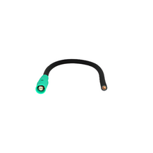 3 ft 4/0 Genflex Type W Pigtail Male/Female 16 Series Cam Connector to Bare End