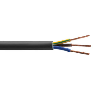 0.75mm 3 Core BC PVC Insulated H05VV-F 300/500V Sheathed Flexible Cable