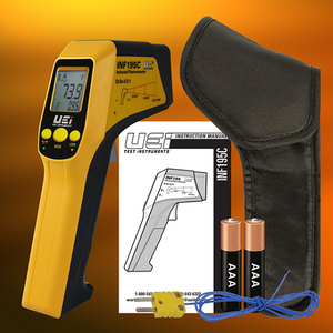 12:1 IR Thermometer w/ K-Type Thermocouple Input INF195C