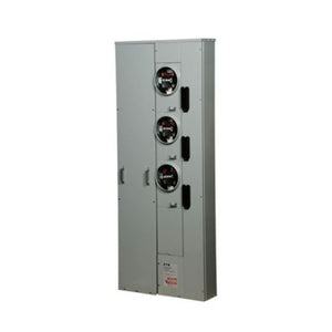 200A 120/240VAC 3-Gang Meter Pack with Horn Bypass 1MP3206RRLB