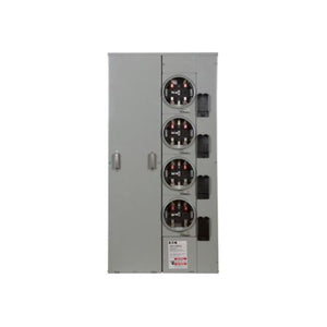 4-Gang 125A 120/240V Single-Phase Meter Socket With 400A Horn bypass 1MP4124RRLB