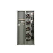 4-Gang 125A 120/240V Single-Phase Meter Socket With 400A Horn bypass 1MP4124RRLB