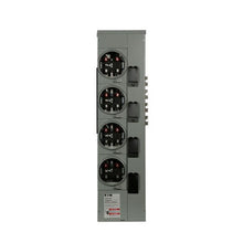 125A 120/208VAC 4-Gang Meter Pack with Horn Bypass 3MM412R12RLB