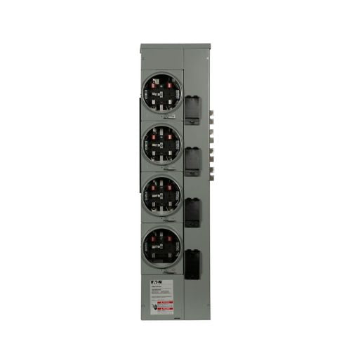 125A 120/208VAC 4-Gang Meter Pack with Horn Bypass 3MM412R12RLB