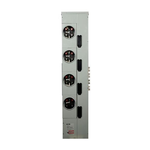 200A 120/208VAC 4-Gang Meter Pack with Horn Bypass 3MM420R12RLB