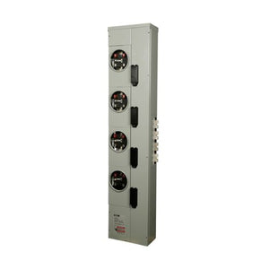 200A 120/208VAC 4-Gang Meter Pack with Horn Bypass 3MM420R12RLB
